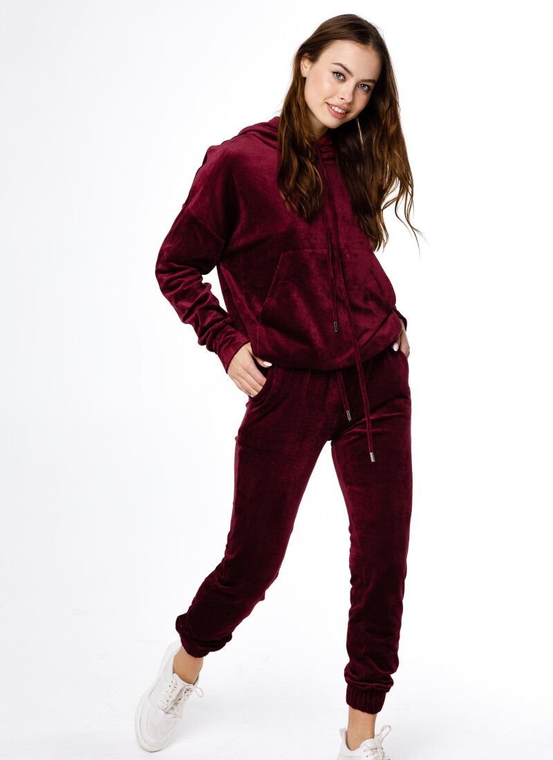 Corduroy burgundy suit