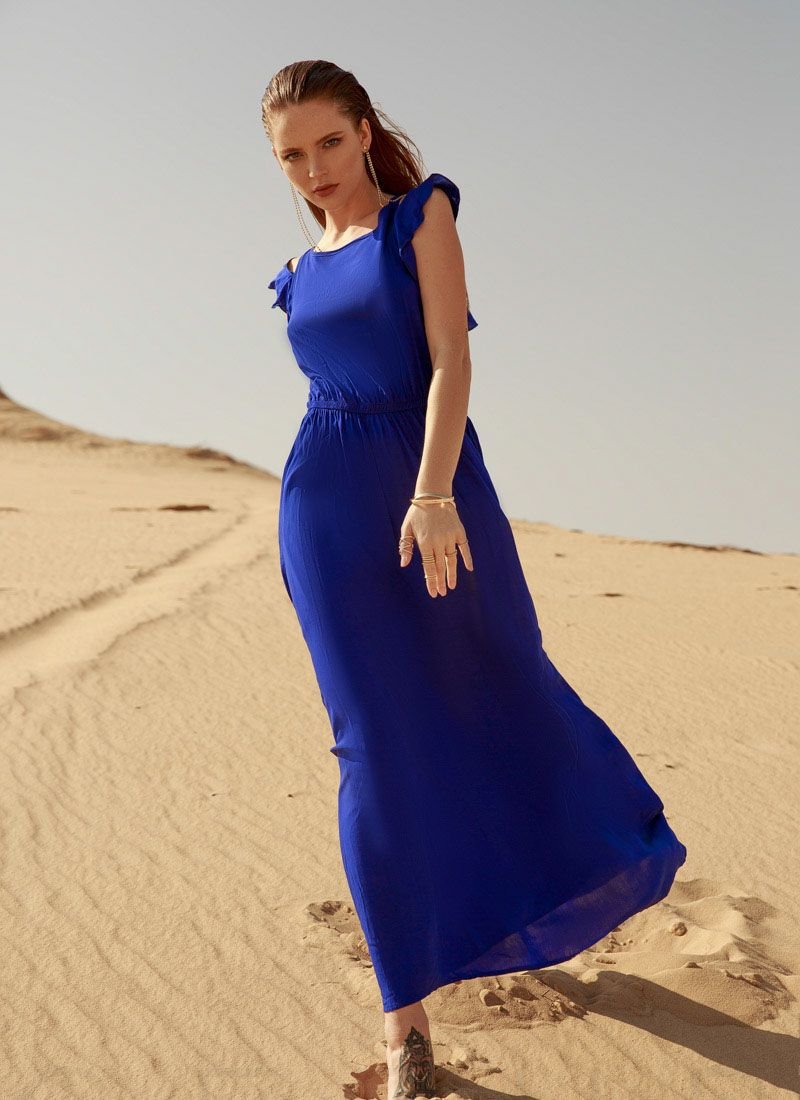 Plain summer sundress