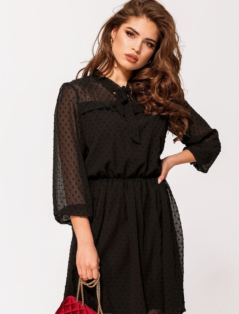 Weightless black dress