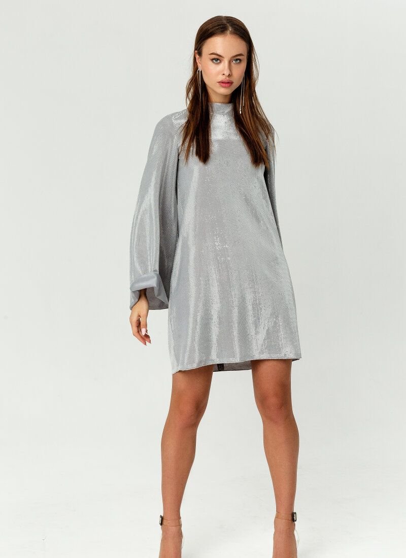 Silver Mini Dress