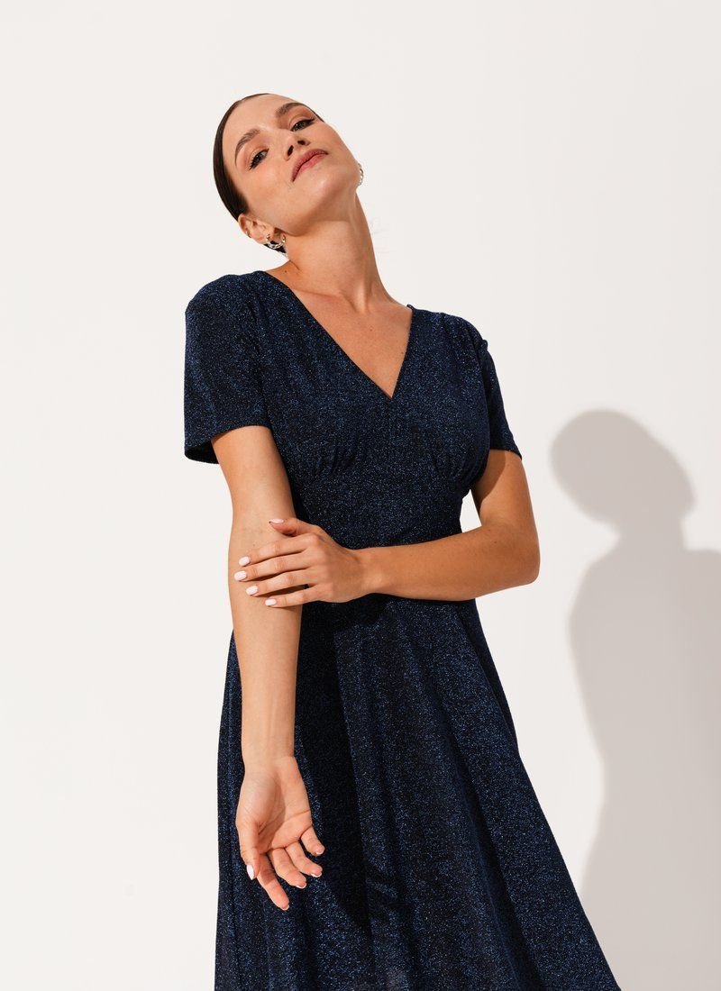 Blue Shimmering Dress