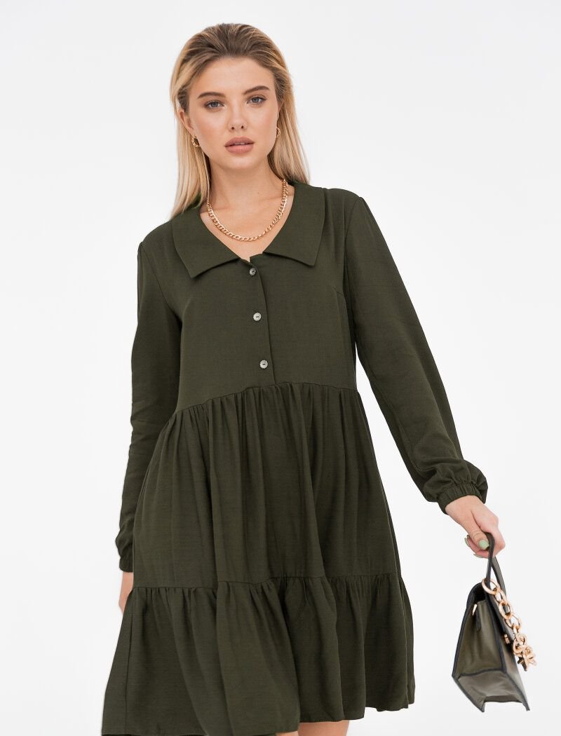 Oversize-khaki dress