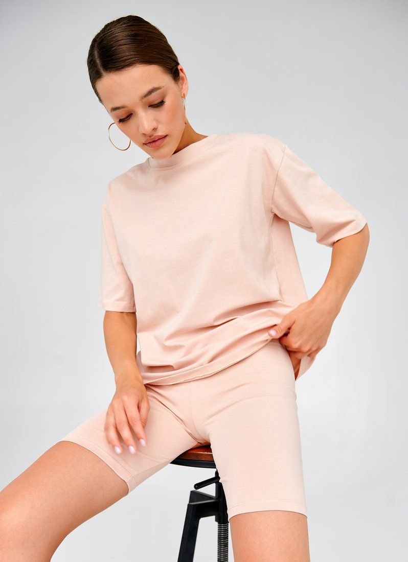 Beige suit for summer