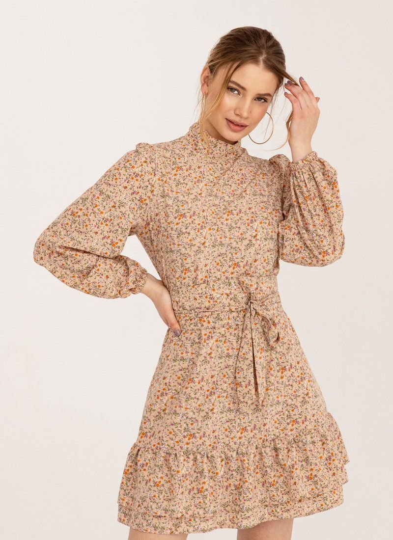 Romantic beige dress