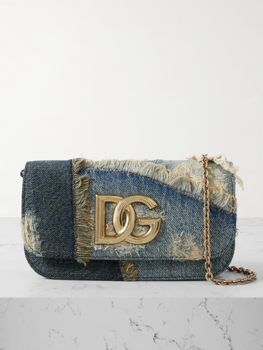 Fendi baguette bag in denim