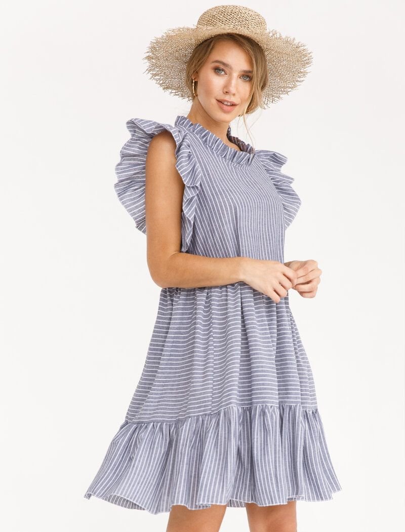 Oversized striped dress