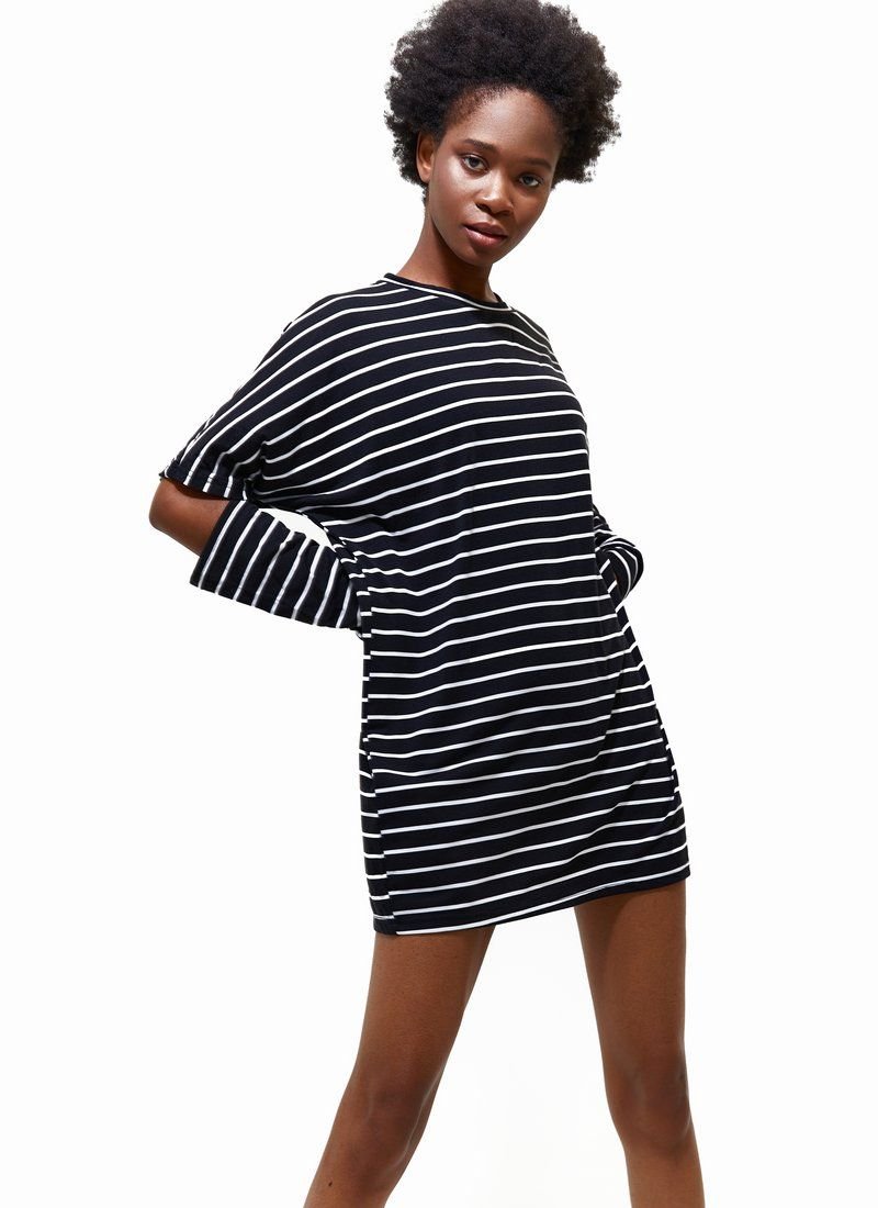 Tunic with cut-off sleeves