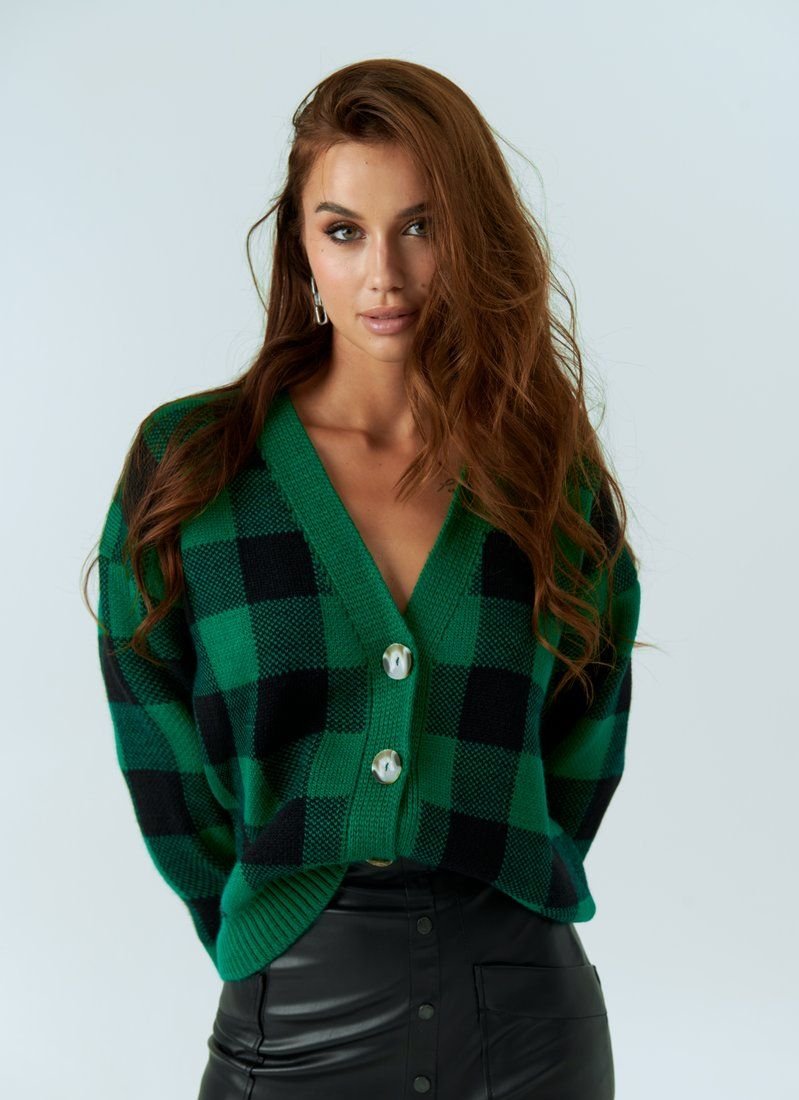 Green Plaid jumper