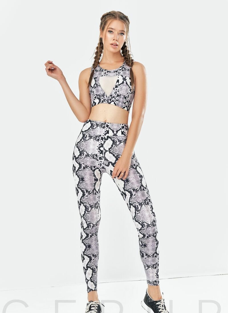 Costume with a predatory print