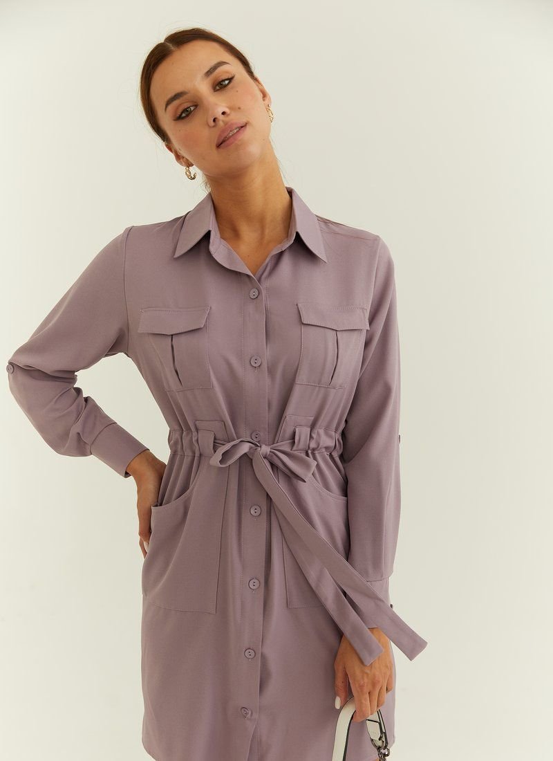 Shirt-style dress